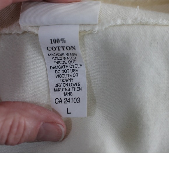 Frans Cream Cotton Vest Lace Pearl Detail Cottagecore Boho Y2K Size L - Picture 6 of 11